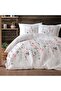 Clasy Double 4 Season Quilted Duvet Cover Set Palitra Powder