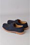 Kmc 3318 genuine leather casual men's shoe navy nubuck - 5