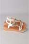 Seç 107 Genuine Leather Padded Heel Sandals (Heel Height: 5 cm) White - 3