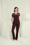 Short Sleeve Lace V-Neck Pajama Set