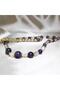 Citrine Stone and Amethyst Stone Special Design Natural Stone Necklace - 4