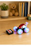 Stunt Radio Control RC Tumbling Car Toy for Kids with LED Light-Up Wheels & Remote Controller – Ages 6+ - 3