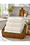 Velvet Lace Kitchen Towels (4 Pieces) |   30X50 cm |   Soft Textured |   High Absorbency |   Stylish Design - 2