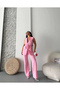 Double Blazer Suit with Thick Belted Vest and Trousers - 8