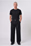 Men's Crew Neck Regular Fit Knitwear T-Shirt Black