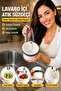 Button-Operated Six-Way Openable Sink Strainer with Hanger, Food and Tea Waste Strainer, In-Sink Garbage Basket, White