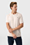 Regular Fit Bej Basic Tişört - 4