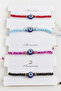 Nazar Crystal Macrame Rope Bracelet Elk-Bjtieg - 2