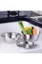 4 in 1 Multifunctional Stainless Steel Basin with Grater, Drain Basin and Solid Basin (26cm) - 3