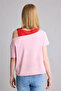 Boxy Fit Boat Neck Printed Short Sleeve T-Shirt H8900Ax26Hs - 5