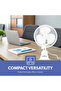 8-Inch 2-in-1 Adjustable Clip-on & Table Fan with Quiet Copper Motor - 6