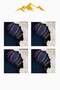 Digital Printed Soft Textured 4-Piece Throw Pillow Cover Set Krl0175 - 3