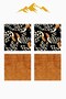 Digital Printed Soft Textured 4-Piece Throw Pillow Cover Set Krl0114 - 3