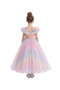D'Daniela - Enchanted Rainbow Tulle Gown - Multicolor - 3Y to 12Y - 3