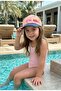 1-4 Years Old Baby Girl Sun Hat with Visor - 2