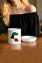 Flag Kuwait Flag Kuwait Illustration Country Double Sided Printed Porcelain Magic Mug Cup - 2