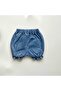 Baby Girl Denim Set with Lace Collar - 100% Cotton - 6