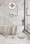 Lifestyle Wall Mount Electric Back Scrub 2600mAh with Vibration, Back Shower Scrub, IPX7 Waterproof, Adjustable Up and Down, 3 Interchangeable Brush Heads, for Deep Cleansing, Shower - 2