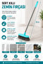 Mini Brush Pay Attention to Dimensions Hard-Bristled Floor Brush Suitable for Tiles, Sinks, Bathrooms, Etc.