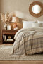 Double 4-Layer Muslin Bedspread 220X230 cm Buldan Handmade Striped Without Filling - 5