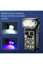 Portable Mini Flashlight COB LED Headlamp - 3 Light Sources, 5 Modes, Type-C Rechargeable, Work & Camping Headlight - 6