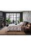 Natural Cotton Double Duvet Cover Set - 52 Thread Woven Daisy Series - 2