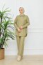 Snap Fastener Silk Cupra Set - Olive - 2