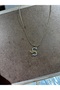 Letter S Necklace with Bee Figure - 2