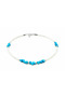 Women's Minimal Boho Turquoise Natural Stone Necklace – Luck, Communication & Protective Energy |   Sagittarius Zodiac Sign Necklace - 4