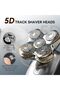 Head Shaver for Bald Men, Waterproof Wet/Dry 5-in-1 Electric Shaver Razor Beard Grooming Kit, Easy to Clean with Skin Close Results - 5