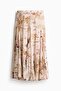 Flared viscose-blend skirt - 5