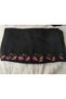 Handcrafted Needle Embroidered Prayer Cover Dowry Cover Mevlit Headscarf Crepe Fabric 145X75 cm - 8