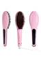 Fast Hair Straightener Brush Pink/Black