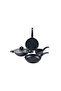Orion 5 pcs Forged Aluminium Cookware Set, Grey - 2