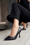 Zeyn 4015 Black Heeled Women's Stiletto