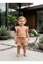 Girl's Muslin Ruffled Two-Piece Set