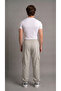 Men's Lycra Comfortable Fit Parachute Gray Trousers with Commando Pockets and Adjustable Cuffs - 6