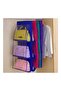6 Pocket Clear Purse Handbags Organizer Door Closet Shelf Hanging Storage Bag Green 20*10*20cm - 5
