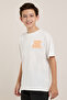 Printed T-Shirt with Crew Neck and Short Sleeves - 3