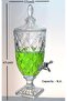 3L Crystal Glass Beverage Dispenser with Tap - Elegant Design for Special Occasions - 2