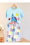 Unisex Child of Sun Printed T-Shirt and Muslin Pants Set - 2