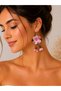 Authentic Rose Detailed Earrings