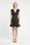 Women Polka Dot V-Neck Sleeveless a Line Mini Dress Elastic Fabric Relaxed Fit Casual Modern Stylish Elegant - 4