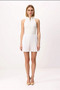 Women Sportswear Sleeveless Halter Neck Micro Shift Mini Dress Unlined Relaxed Fit Casual Modern Stylish - 4