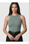 Women's Halter Neck Basic Body Slim Fit Tight Fit Lycra Bodycon Bodysuit - 2
