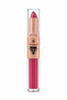 2-in-1 Matte Lipstick and Lip Gloss Double-Ended Dusty Rose Highly Pigmented Lip Gloss