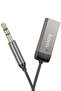 كابل E78 Plug and Play Aux مرن مقاس 3.5 ملم مع جهاز استقبال BT - رمادي - 6