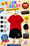 🌈 Smile Printed Smiling Eyes Kids Set – T-Shirt & Shorts 2-Piece Combination |   Trendy Summer Set for Ages 1-12