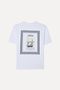 X Bozburun Yc Men's Off-White Printed Crew Neck T-Shirt - 5