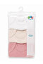 Baby Short Sleeve Snap Fastener Bodysuit 3-Pack 100% Cotton - 2